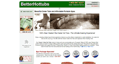 Desktop Screenshot of betterhottubs.com